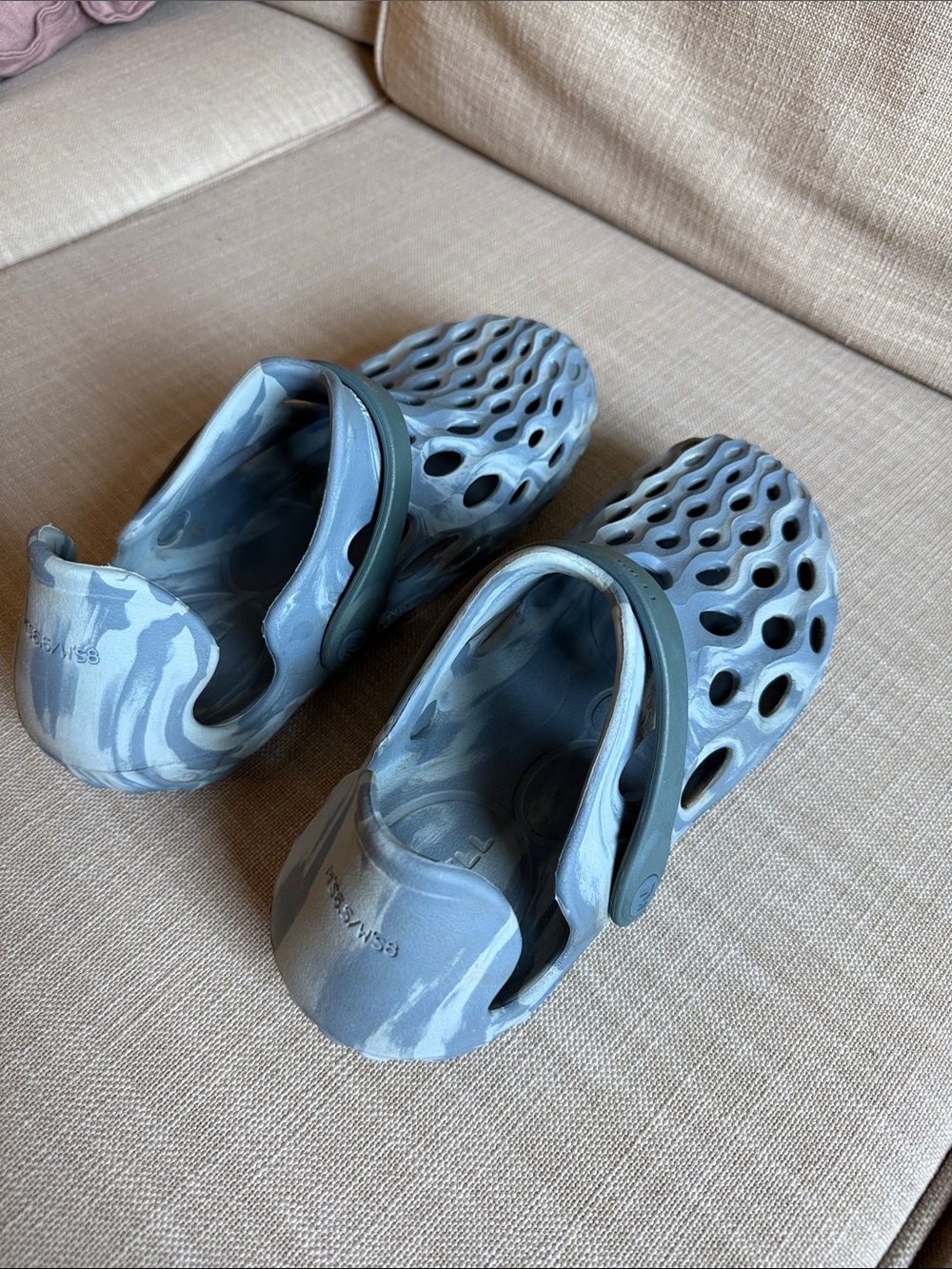 Merrell Foam Clog Shoes in Blue Marble
